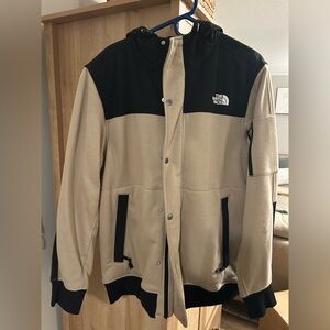 The North Face Men's Black and Beige Performance Jacket